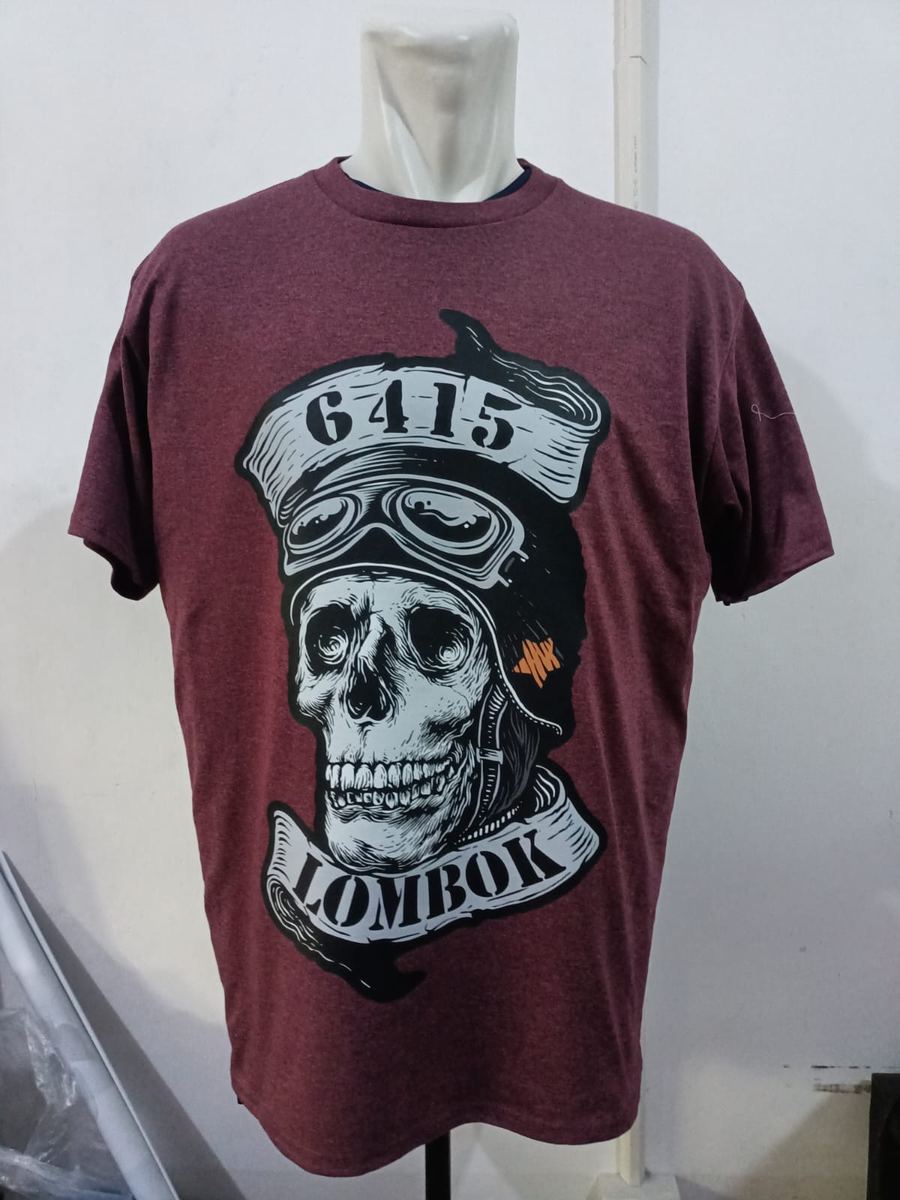 Kaos sablon DTF full color hasil produksi Garasi Print Siap, Mataram