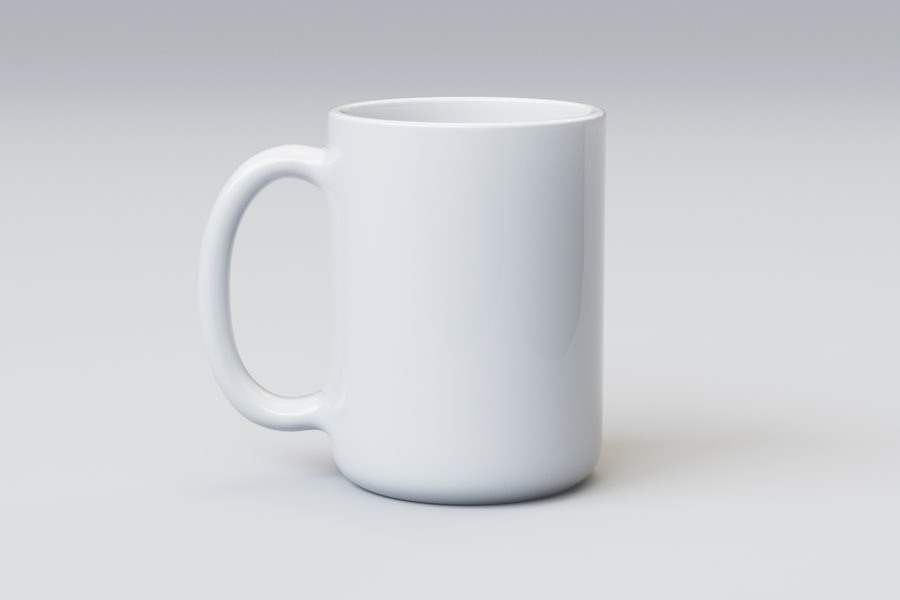 Mug putih polos untuk cetak custom